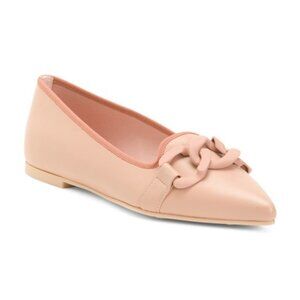 New Pretty Ballerinas Made In Spain Leather Ella Ballet Flats Size 36.5 US 6.5